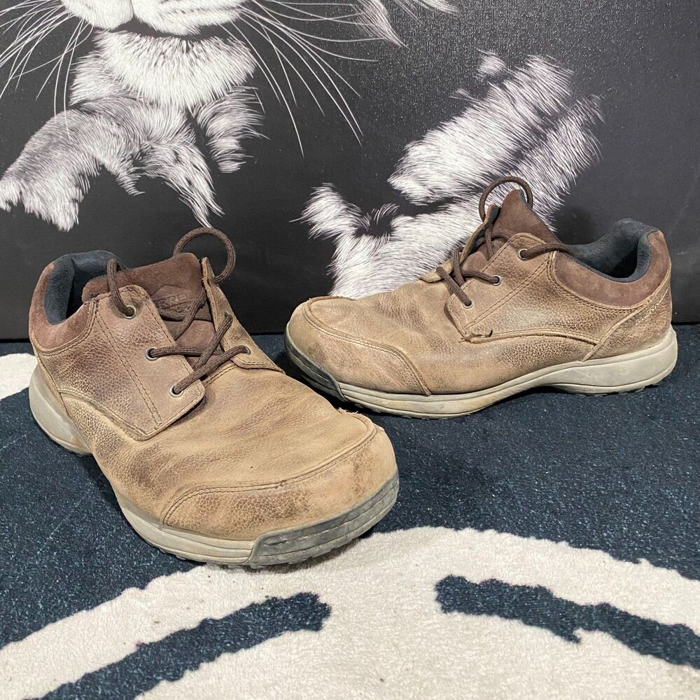 Merrell Sutton AC Pro J77705 Shoes Mens 10 Brown Leather Slip-Resistant Workwear